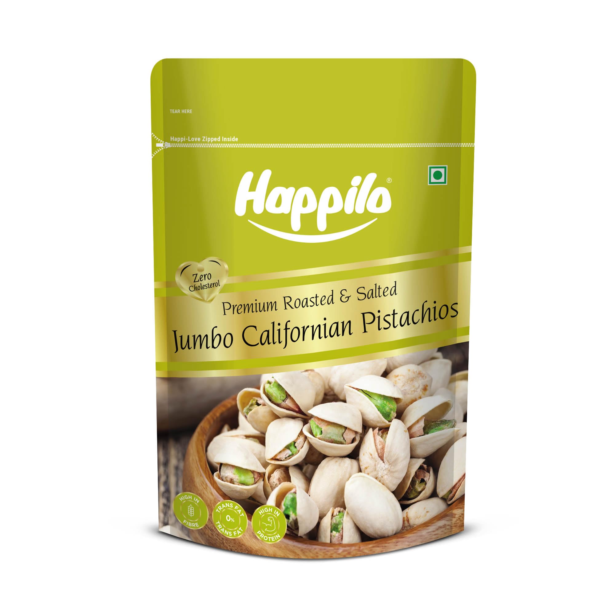 

Happilo Premium California Roasted & Salted Pistachios 200g | Healthy Snacks, Dry Fruits, Pista | Tasty & Healthy | High in Protein & Dietary Fib