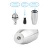 Stainless Steel 360° Swivel Pressure Washer Nozzle, Quick-Connect Lotus Spray Head for Tree Bark & Rust Removal