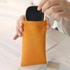 5pcs PU Leather Reading Glasses Bag Case Automatic Closed Sunglasses Cover Eyewear Lightweight Storage Waterproof Protective Bag