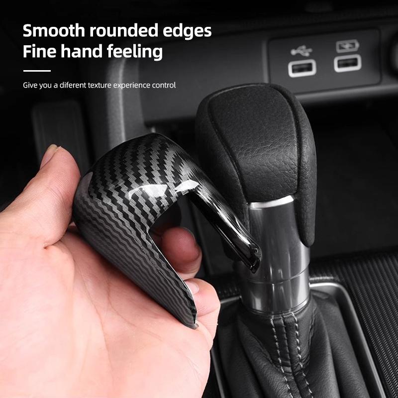 Car Gear Lever ABS Protective Cap Carbon Fiber Cover Accessories For Honda Civic Accord Crosstour Spirior Odyssey Avancier UR-V Akd256