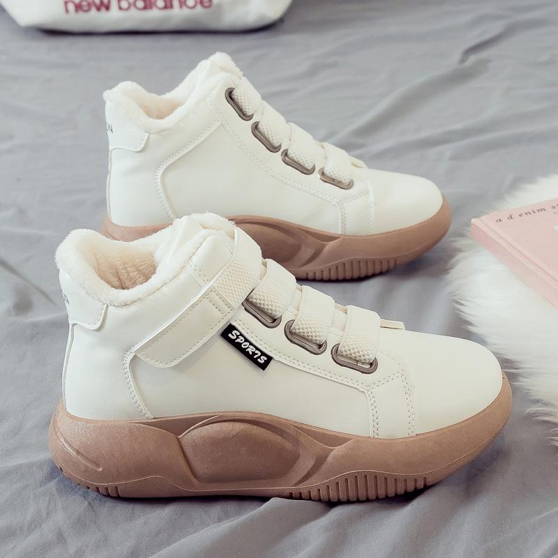 

Флисовые утепленные теплые зимние сапоги женские универсальные зимние новые хлопковые сапоги женская обувь короткие сапоги зимняя хлопковая обувь 35