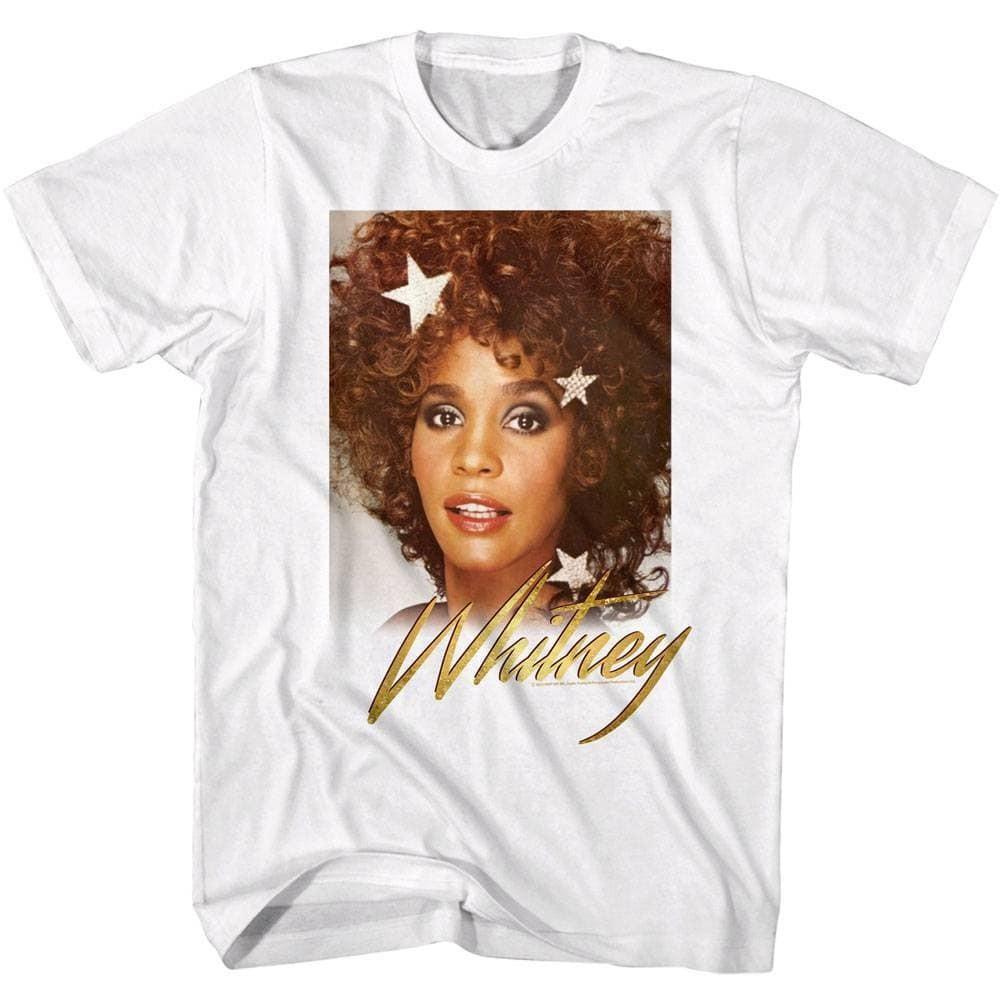 Whitney Houston Star Power Men s T Shirt XXXL