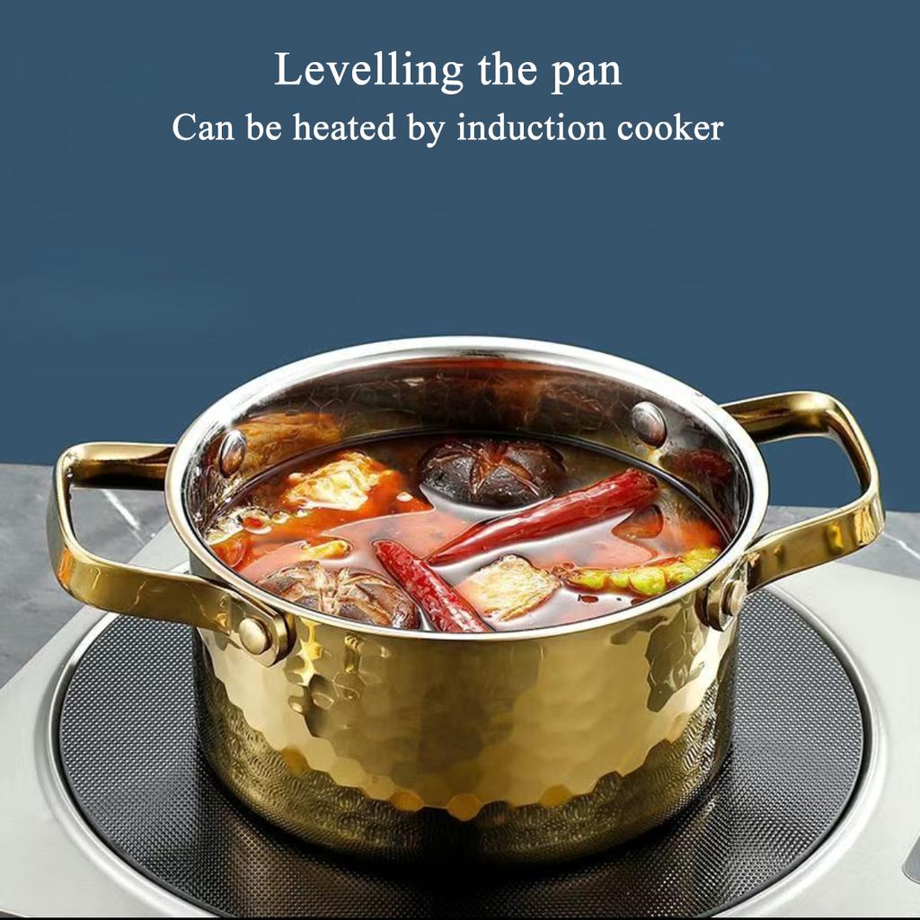 304 Stainless Steel Single Person Hot Pot Hotel Club Thickened Stainless Steel Hot Pot Commercial Family One Pot Per Person