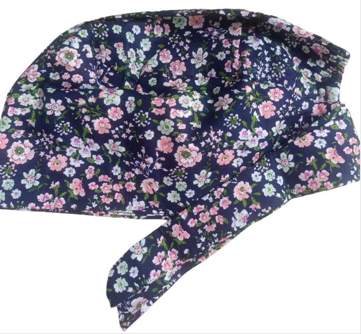 Floral Animal Print Cotton Surgical & Kitchen Cap