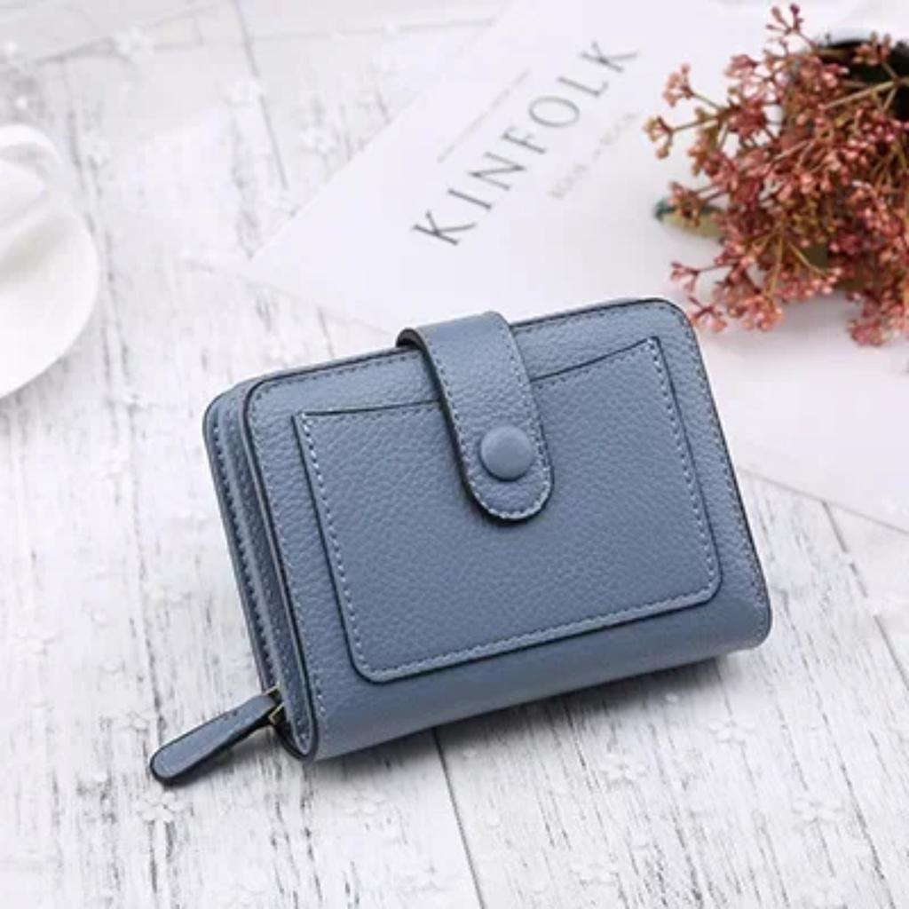 Women Wallets   Luxury Brand Red Black Small Mini Coin Purse Hasp Card Holder Lady Wallet Zipper Female Leather Buckle