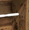 Bathroom Cabinet with Toilet Paper Holder Rustic Wood Look 8.1 X 8.1 X 35.4 In (20.5 X 20 X 90 Cm)