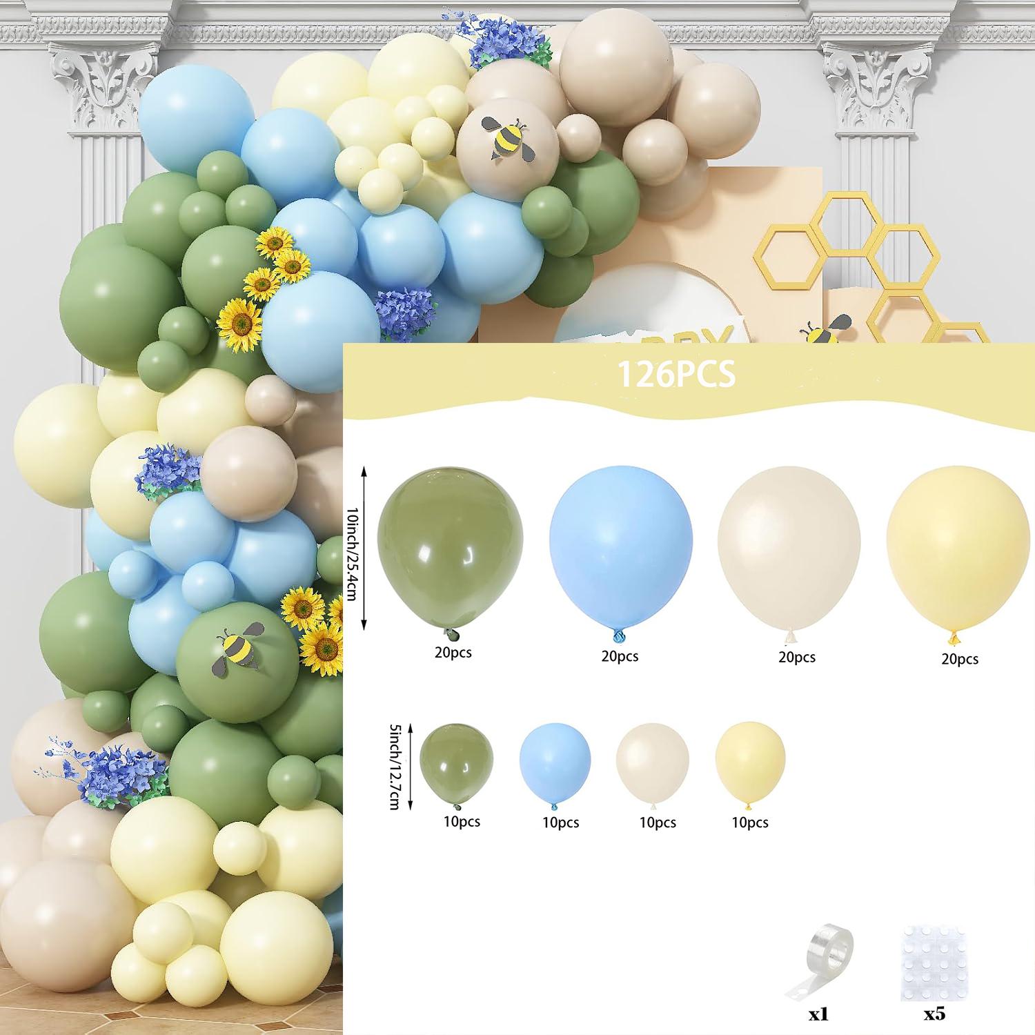 Rainbow Coloured Balloon Arch for Candy Sweet Birthday Party Decorations Donut Grow Ice Cream Birthday Party Decorations Other зелёный