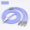120W Jike Line One-to-Three Fast Charging Cable for Apple Huawei Honor