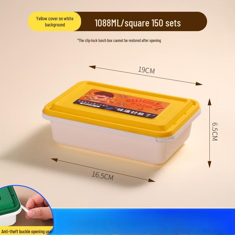 Disposable Anti-Theft Takeaway Containers