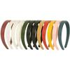 ANNA CREATIONS 12 Pcs Plastic Headbands with Teeth Gloss Finish, 2.6cm Wide Hair Bands Durable, Lightweight Accessories for Women, Girls, Teens & K
