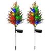 Colourful Solar Pine Tree Lights, Outdoor Solar Christmas Holiday Decoration Lawn Lights, Garden Access Landscape Lights
