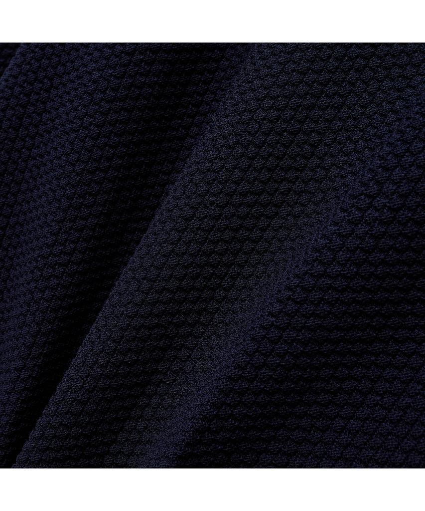 IOLO Waffle Peaked Knit Jacket_Navy
