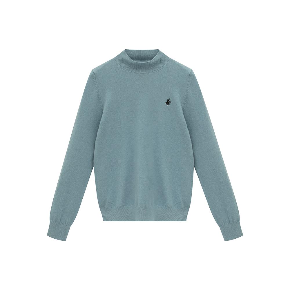 BHPOLOCLUB Women'S Soft Plain Mock Neck Knit Tk312