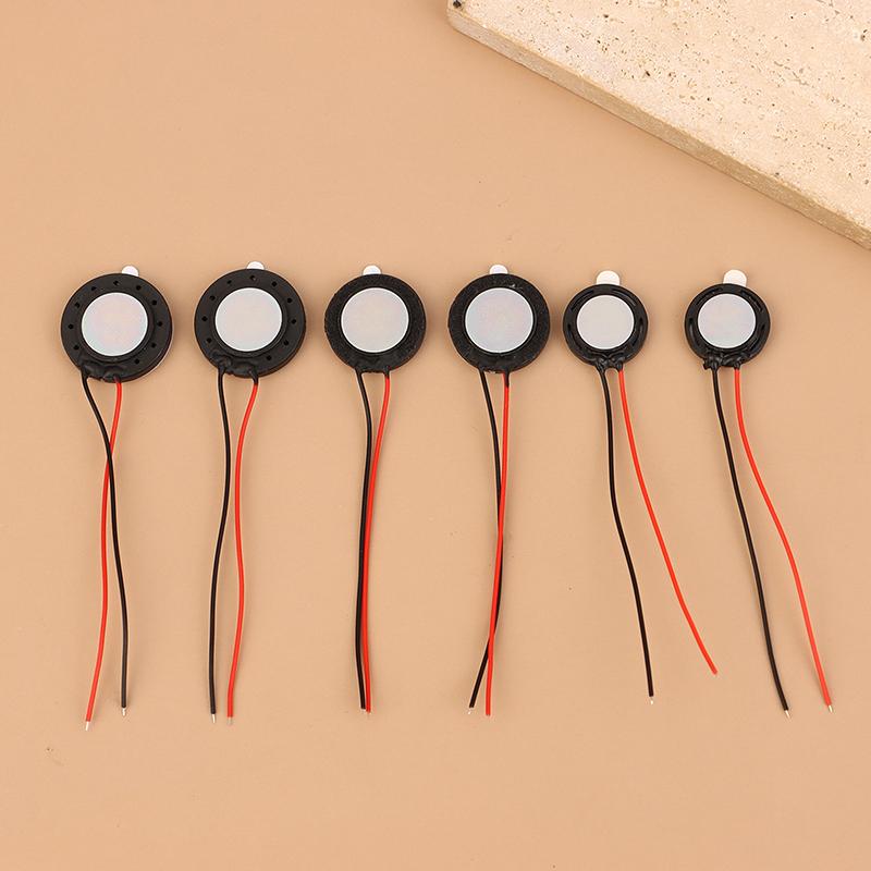 New 2Pcs Round 8 Ohm 1W Speaker 8ohm 15MM/18MM/20MM Loud Speakers Tablet Mobile Phone Trumpet Horn Small Loudspeaker Audio