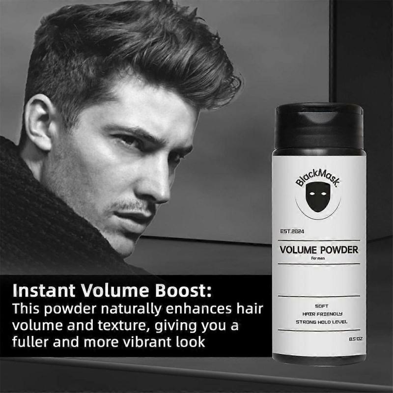 Hair Styling Powder for Thin Hair Fluffy Mattifying Spray, Adds Volume & Captures Haircut, Unisex Hairspray for Men Women 0.5oz