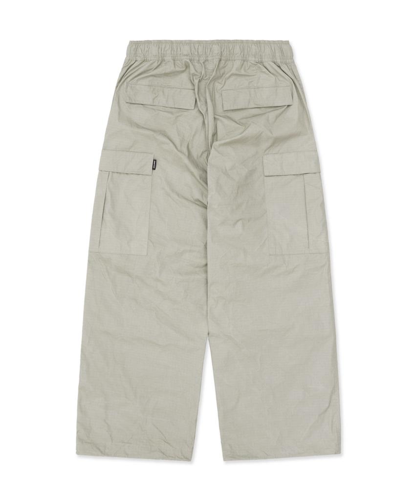 DIMITO Washed Cargo Pants (Loose Fit) Ivory
