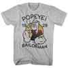 Popeye The Sailor Man Classic Cartoon 1929 Popeye With Pipe Men's T Shirt