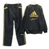 adidas piste Setup L black Pullover with mesh lining Men's Used
