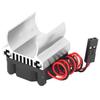 RC Motor Cooling Fan Heatsink Fan RC Accessory for Traxxas 1 18 Remote Control Car Silver