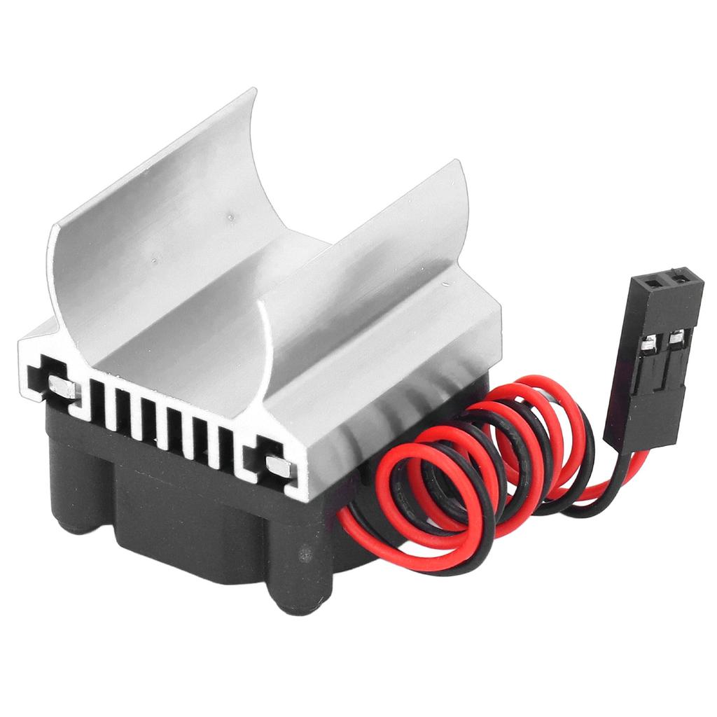 RC Motor Cooling Fan Heatsink Fan RC Accessory for Traxxas 1 18 Remote Control Car Silver