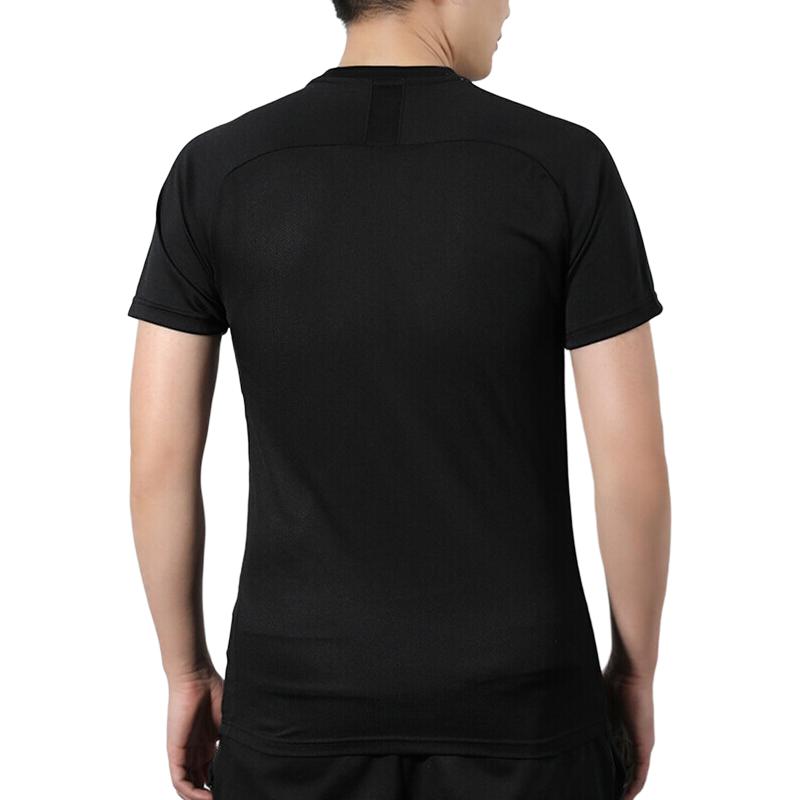 Nike Breathable Short Sleeve Running T-Shirt Men Tops Black AJ9997-011