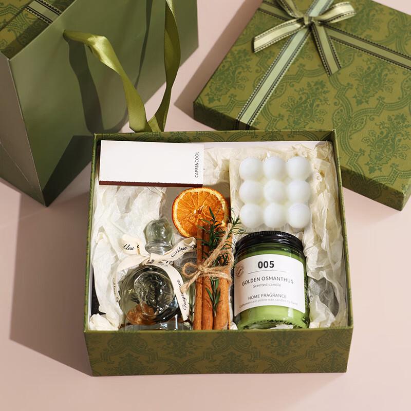 Elegant Gardenia Scented Candle Gift Set