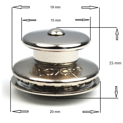 LOXX Music Box Standard Chrome Strap Locks