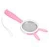 Magnifier Plastic Handle Cartoon Pink Rabbits Handheld HD ABS Comfortable Grip Reading Magnifying Glass