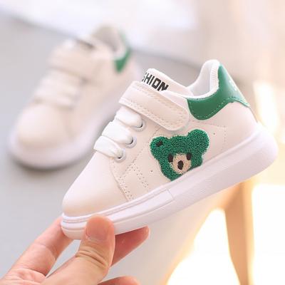 Children's Shoes, Children's Sports Shoes, Baby Casual and Fashionable Sneakers, Girls' Soft-soled White Sneakers