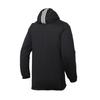 Adidas Reversible Mid-Length Hooded Color Block Striped Logo Down Jacket Men Outerwear Blue Black DM1968