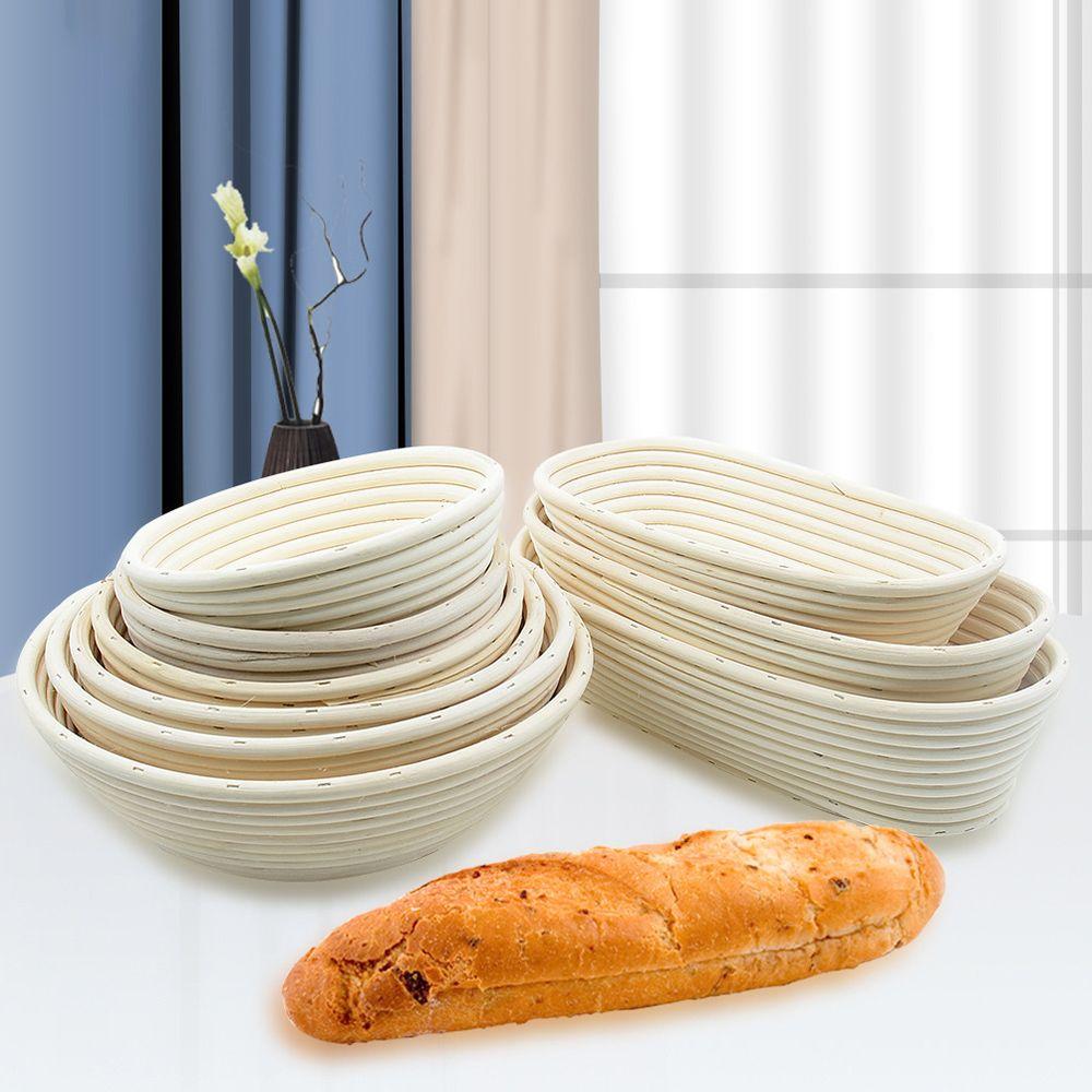 Gärkorb Peddigrohr Rattan Rund Teig Banneton Teig Rattan Brotform Brot Gärkörbe