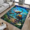 1PC Dinosaur Prehistoric Non-Slip Floor Carpet, Office, Family, Bedroom, Studio - Large Area Rug,  Decorative Mat, Longlasting Material-C0434