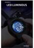 SMAEL Men's Outdoor Sports LED Watch - Waterproof, Multifunctional with Night Light