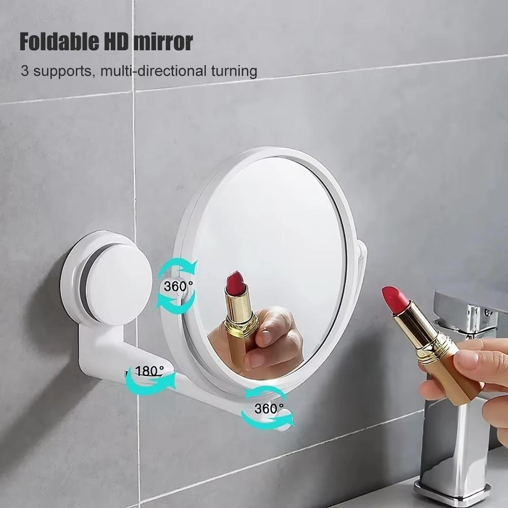 Double Side Extend Bathroom Mirror Without Drill Cosmetic Makeup New Wall Mirror  Bathroom