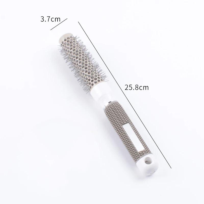 5 Size Ceramic Ion Hair Brush Nano Hairbrush Thermal Ceramic Ion Round Comb Hairdressing Hair Salon Styling Drying Curling