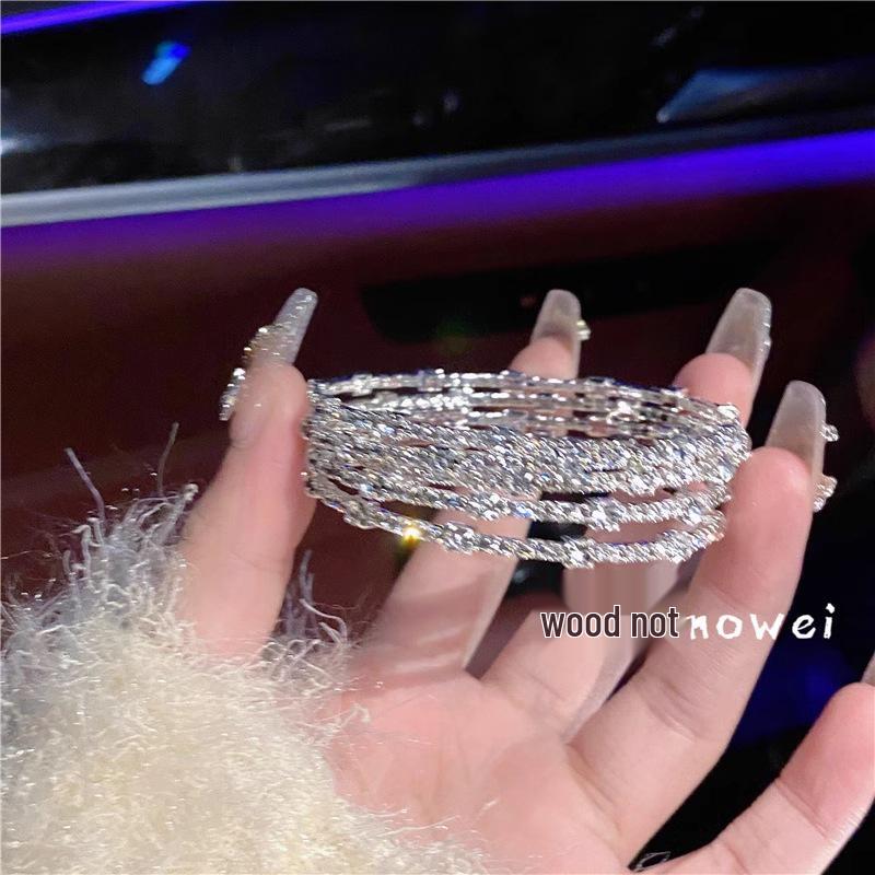 Temperamental Socialite: Sparkling Diamond Disco Rhinestone Bracelet