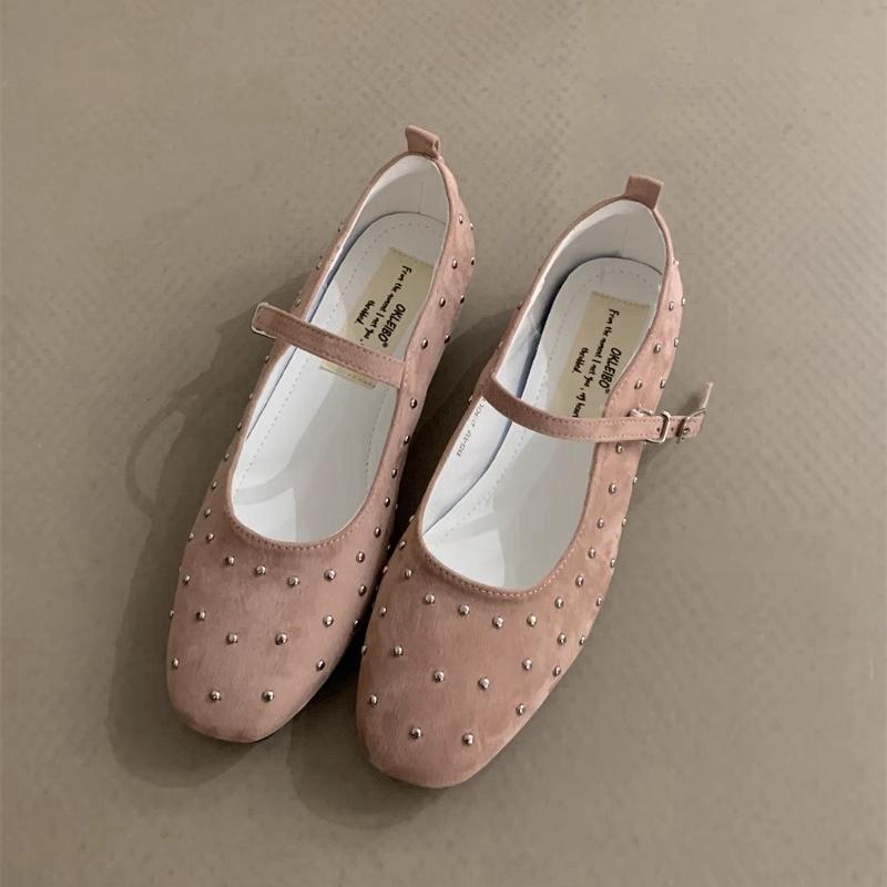 Fashion SUOJIALUN 2025 Spring New Brand Women Flat Shoes Fashion Round Toe Ladies Elegant Baot Shoes Soft Flat Heel Mary Jane Shoes