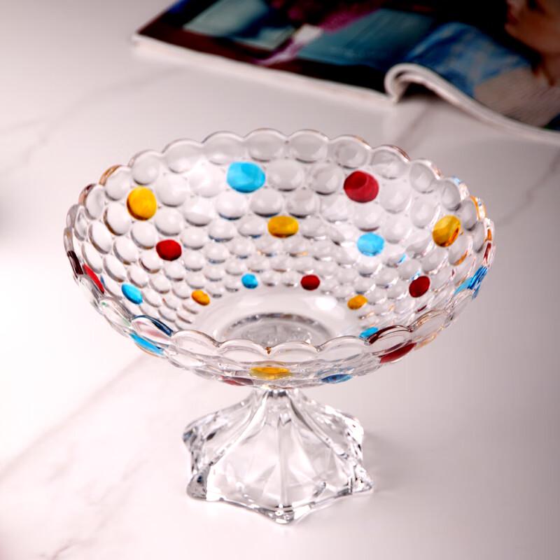 Flavinmci European Crystal Glass Fruit Plate