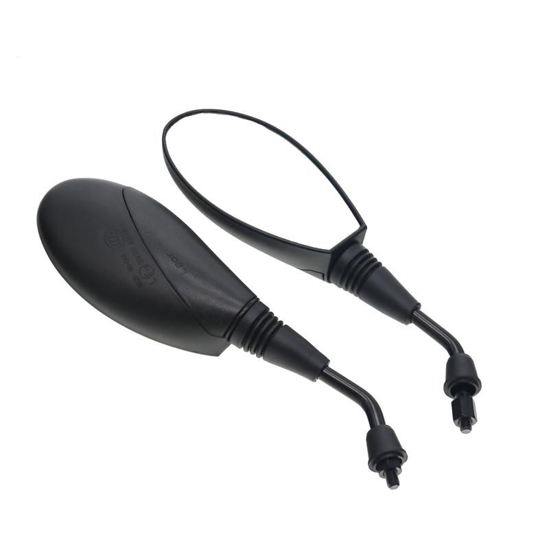 2pcs/pair LMoDri Motorcycle Rear View Mirrors Scooter Modification Mirror E-bike Back Side Mirror 8mm Convex
