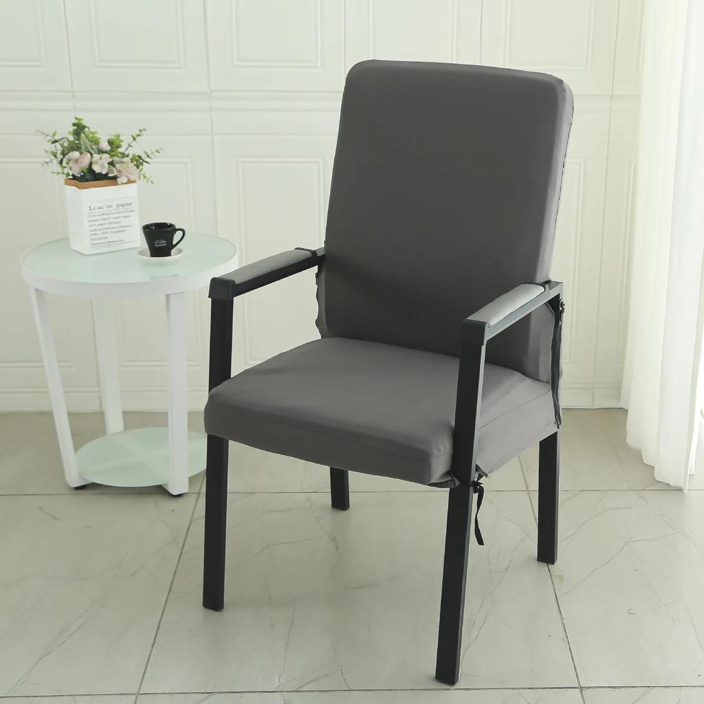 Printed Floral Elastic Computer Office Chair Cover Anti-dirty Rotating Stretch Gaming Desk Seat Chair Slipcover for Armchair