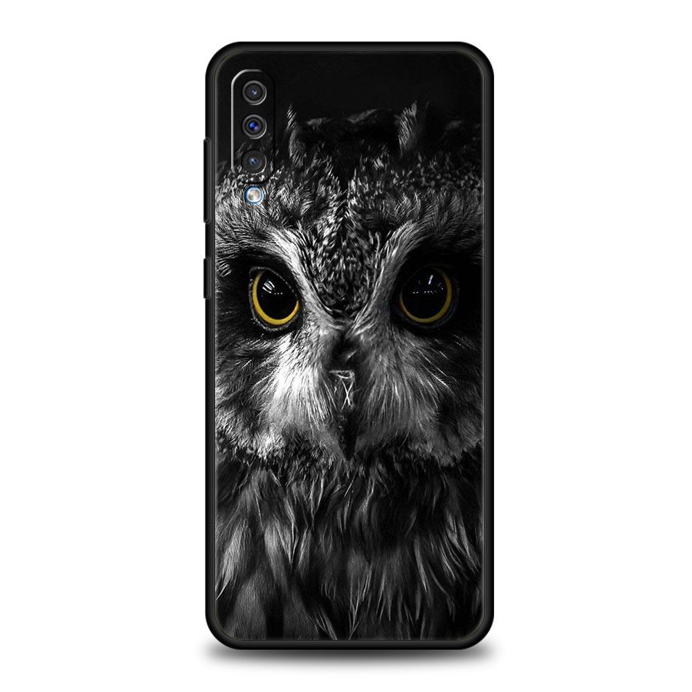 Cartoon Gifts Lovely Owl Case For Samsung A56 A36 A26 A16 A14 A12 A22 A32 5G A34 A42 A52 A54 A50 A70 A72 A40 A20E A04S A06 Cover