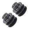 Puleggia di Ricambio per 168F 170F Installazione Facile Prestazioni Stabili Puleggia a Cinghia Alesaggio 19mm/20mm Puleggia a Doppia Scanalatura