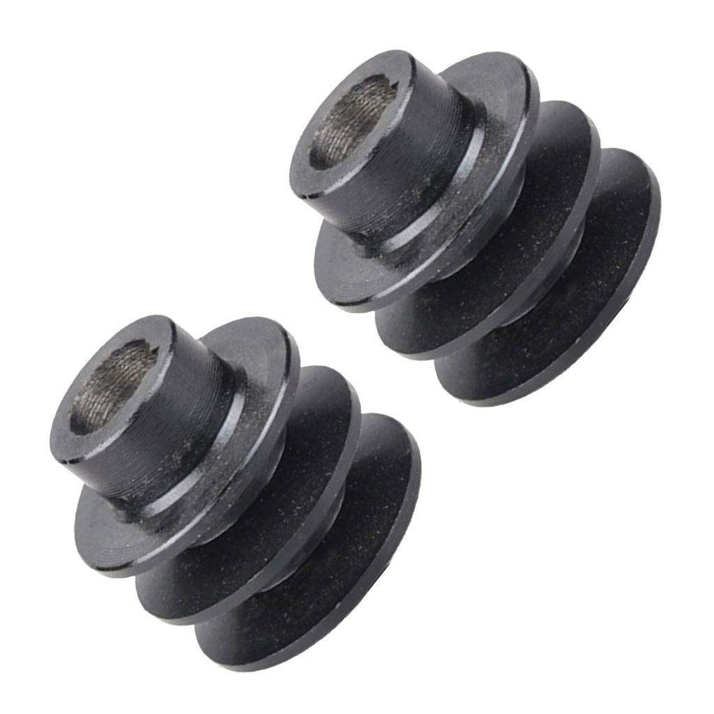 Puleggia di Ricambio per 168F 170F Installazione Facile Prestazioni Stabili Puleggia a Cinghia Alesaggio 19mm/20mm Puleggia a Doppia Scanalatura