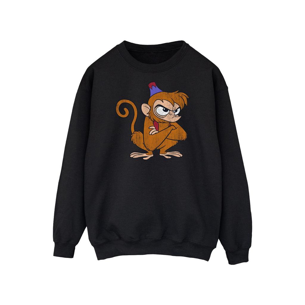 Disney Mens Aladdin Classic Angry Abu Sweatshirt