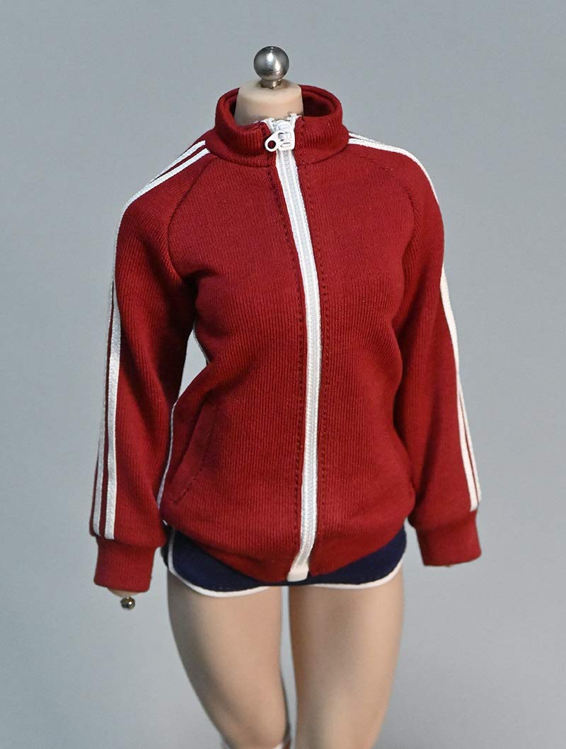 

Scale Action Figure New Design High School Girl Gym Jacket and Socks Not [TOYBARJAPAN] 1/6 (Body, Pants, Included) (Red)