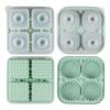 2 Pack Creative Geometric Ice Cubes Molds Silicone Ice Ball Tray For Cocktails Whiskey Nonstick Kitchenwares