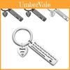 Elegant Stainless Steel Keychain Heart Pendant Personalized Gift For Friends And Colleagues