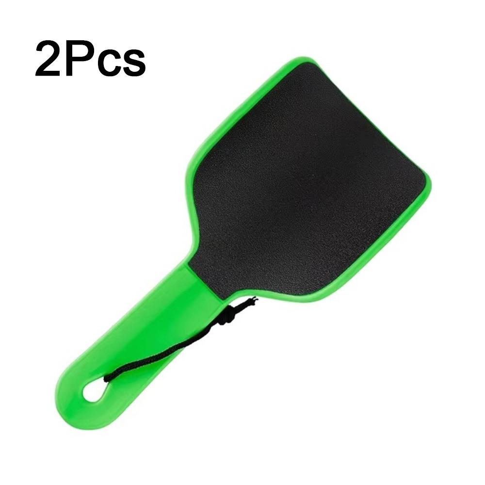 2 pieces Colossal U Shaped Foot Sander Plastic Dead Skin Calluses Remover Curved Foot File  for Home