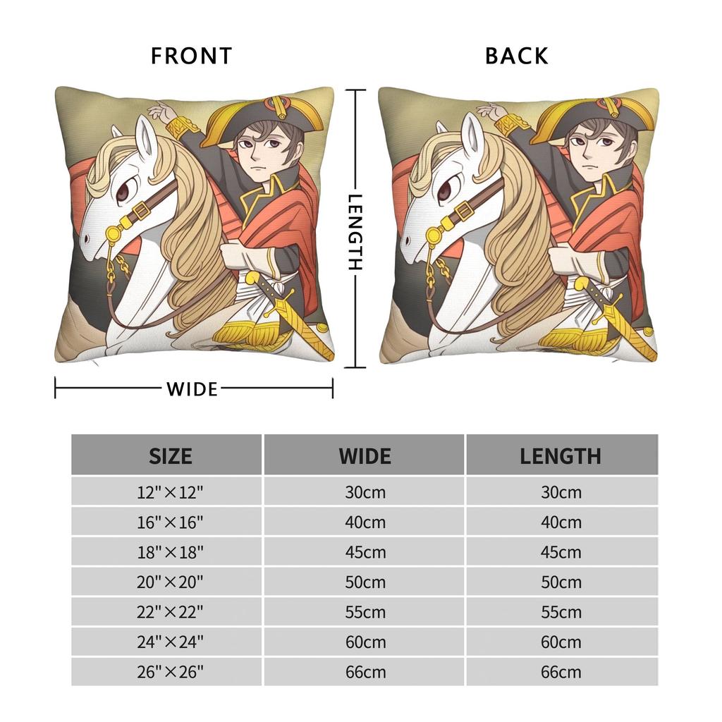 Napoleon Bonaparte Crossing the Alps Pillowcase Soft Polyester Cushion Cover Decorative Art Pillow Case Cover Bed Zippered