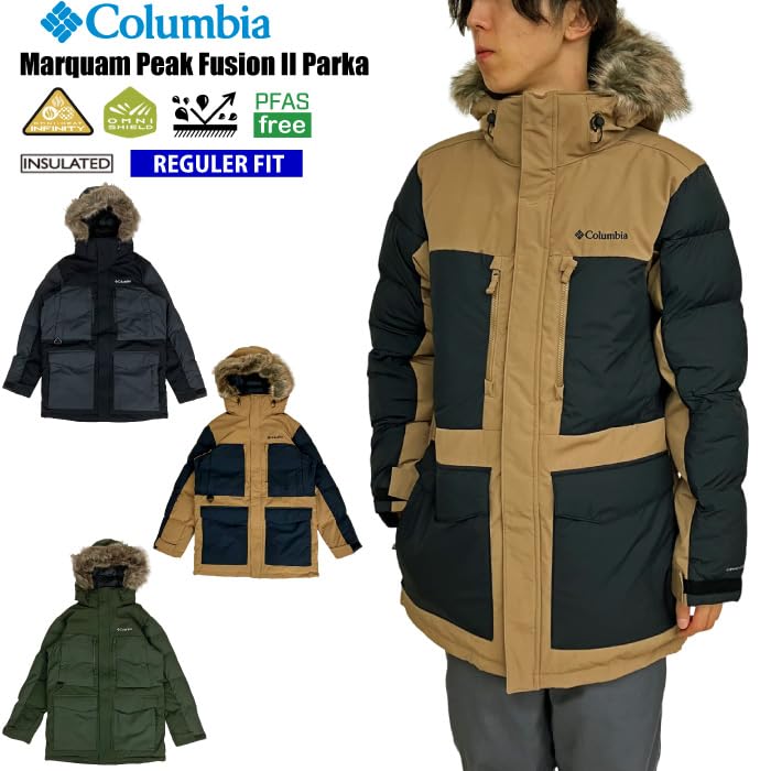 Markham Peak Fusion II Parka WE7843 S Black [Columbia] Men's